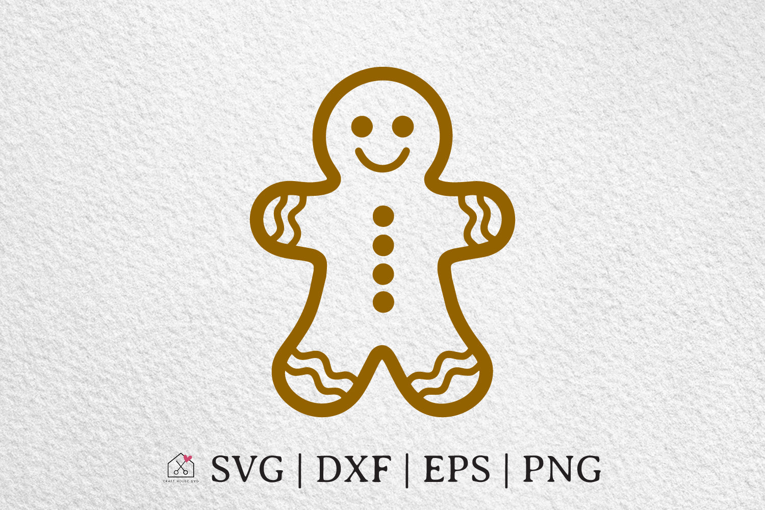 FREE Gingerbread Man SVG Christmas Winter Cut Files