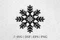 FREE Snowflake SVG Christmas Winter Cut Files - Craft House SVG