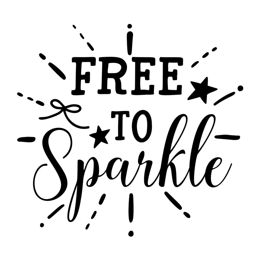 Free To Sparkle SVG