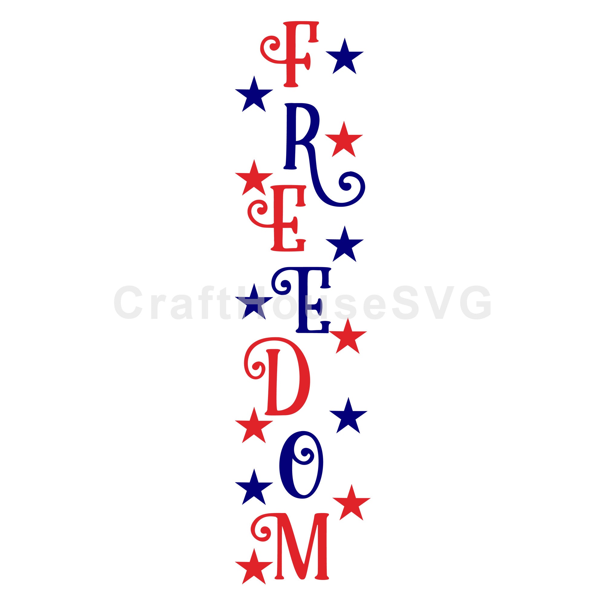 Freedom Vertical Sign SVG