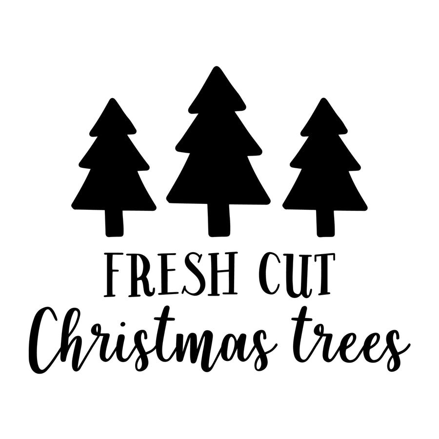 Fresh Cut Christmas Trees SVG