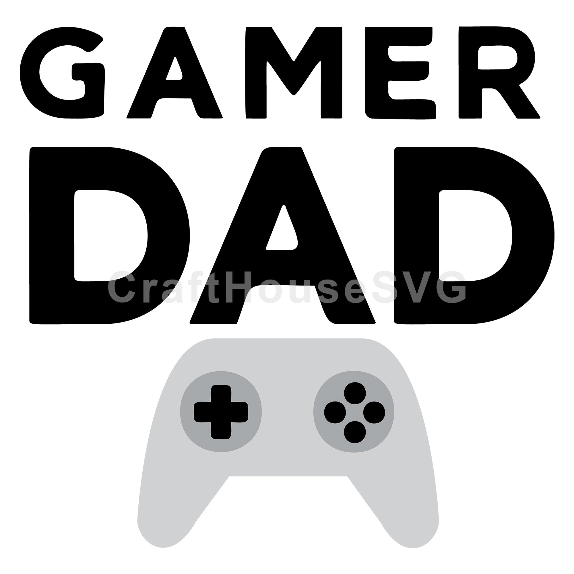 Gamer Dad SVG