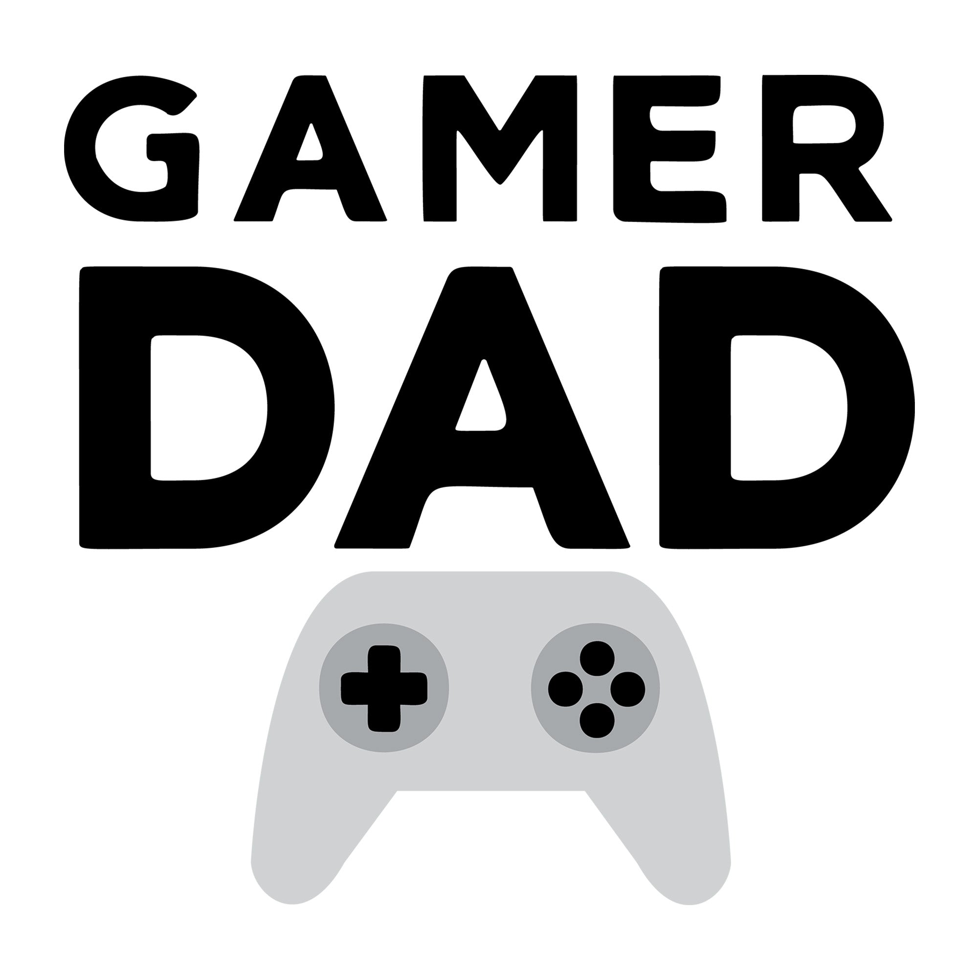 Gamer Dad SVG design for Cricut, Silhouette, laser cutting, vinyl, sublimation, and Father's Day craft projects.