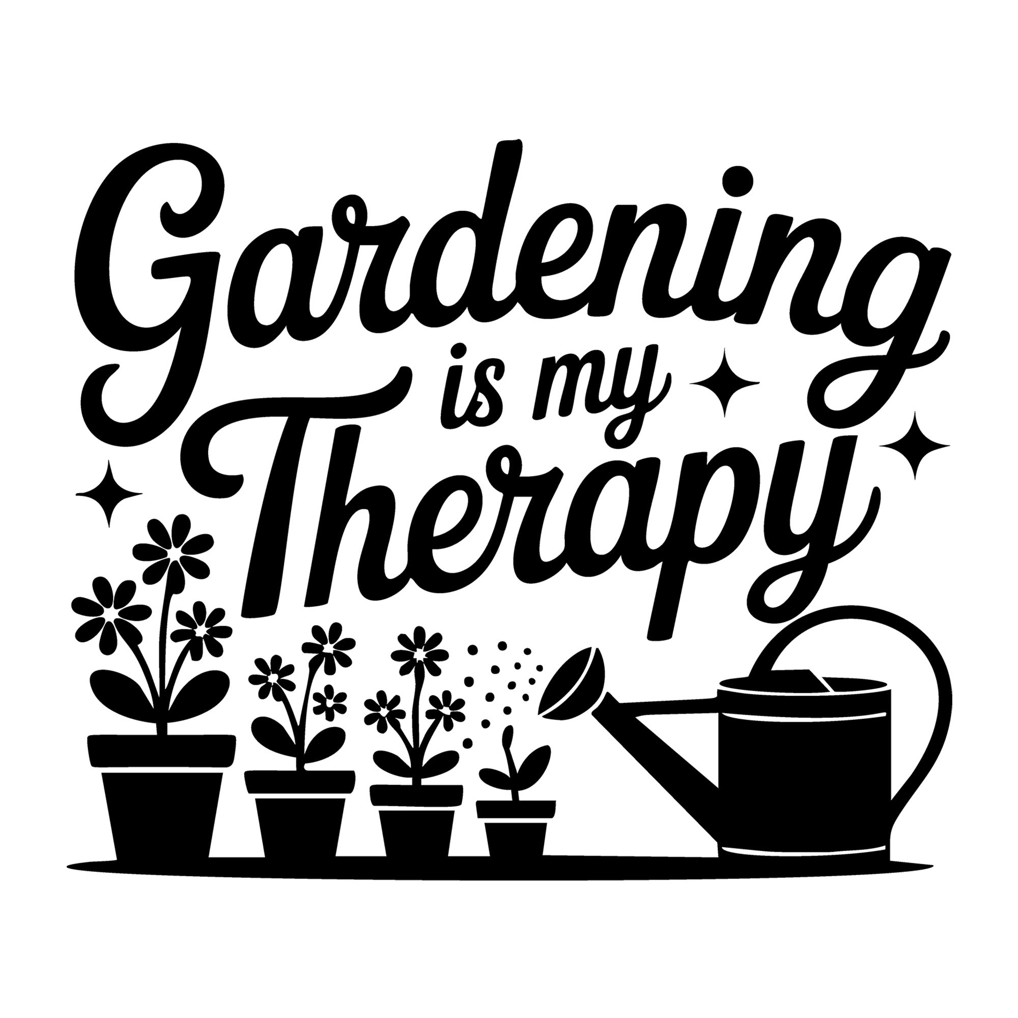 Gardening Is My Therapy SVG
