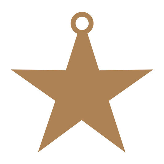 Gift Tag Star SVG design for Cricut, Silhouette, laser cutting, vinyl, sublimation, gift tags, and craft projects.