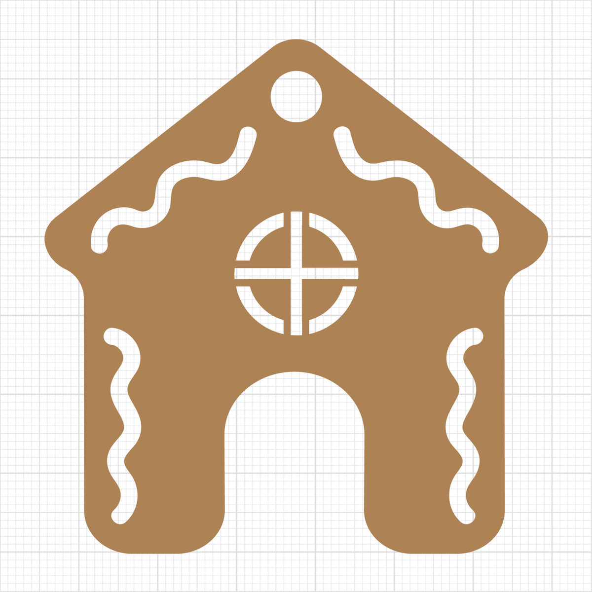 Gift Tag Gingerbread House