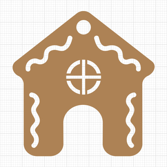 Gift Tag Gingerbread House