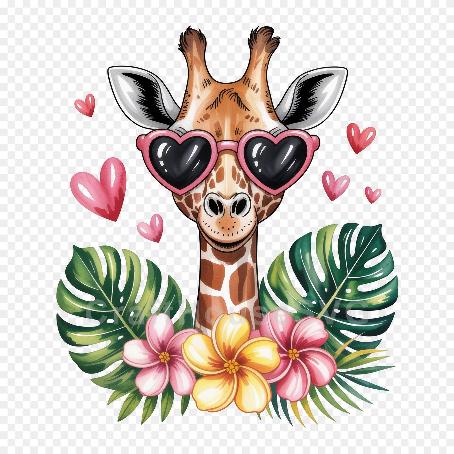 Cute Summer Animals Clipart Bundle