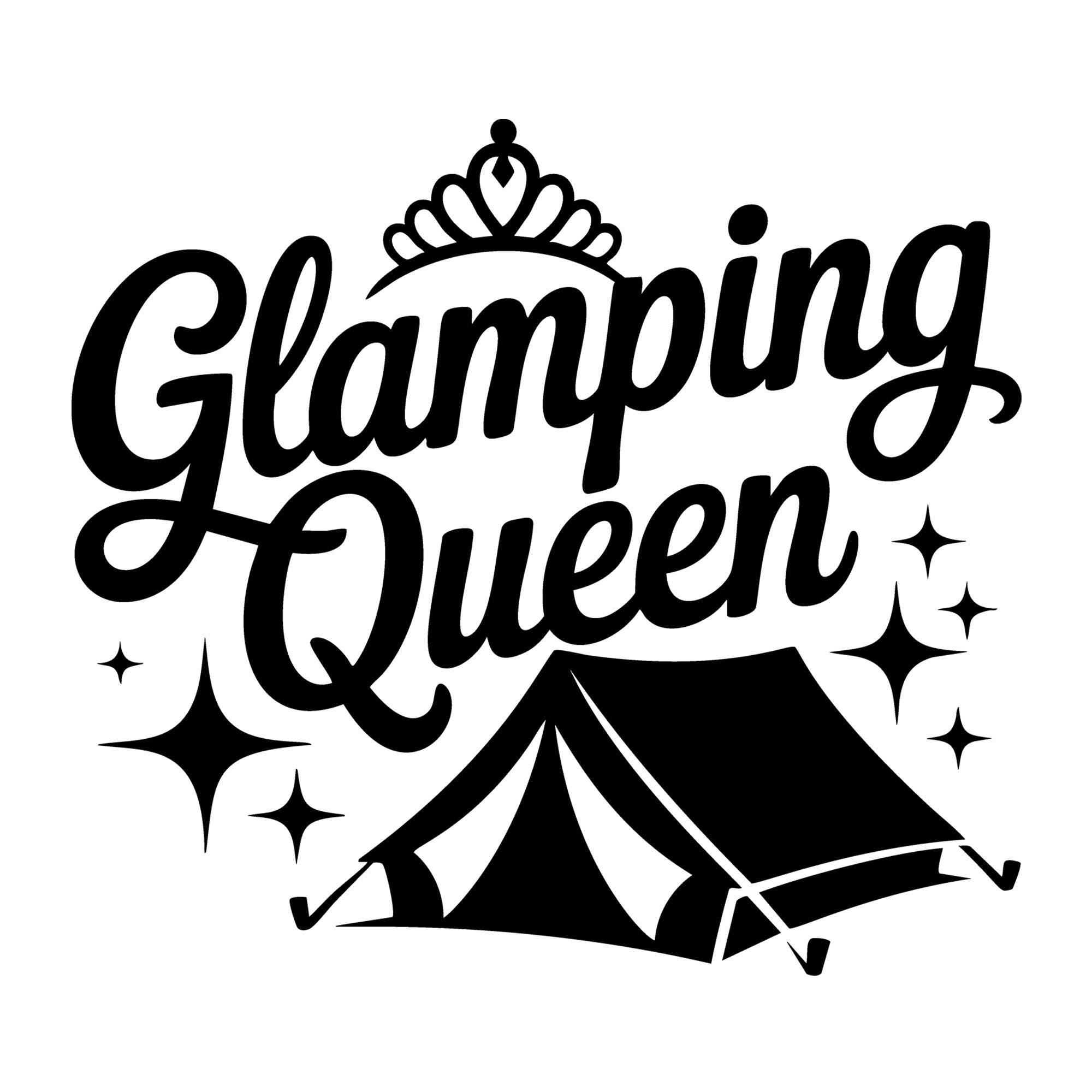 Glamping Queen SVG