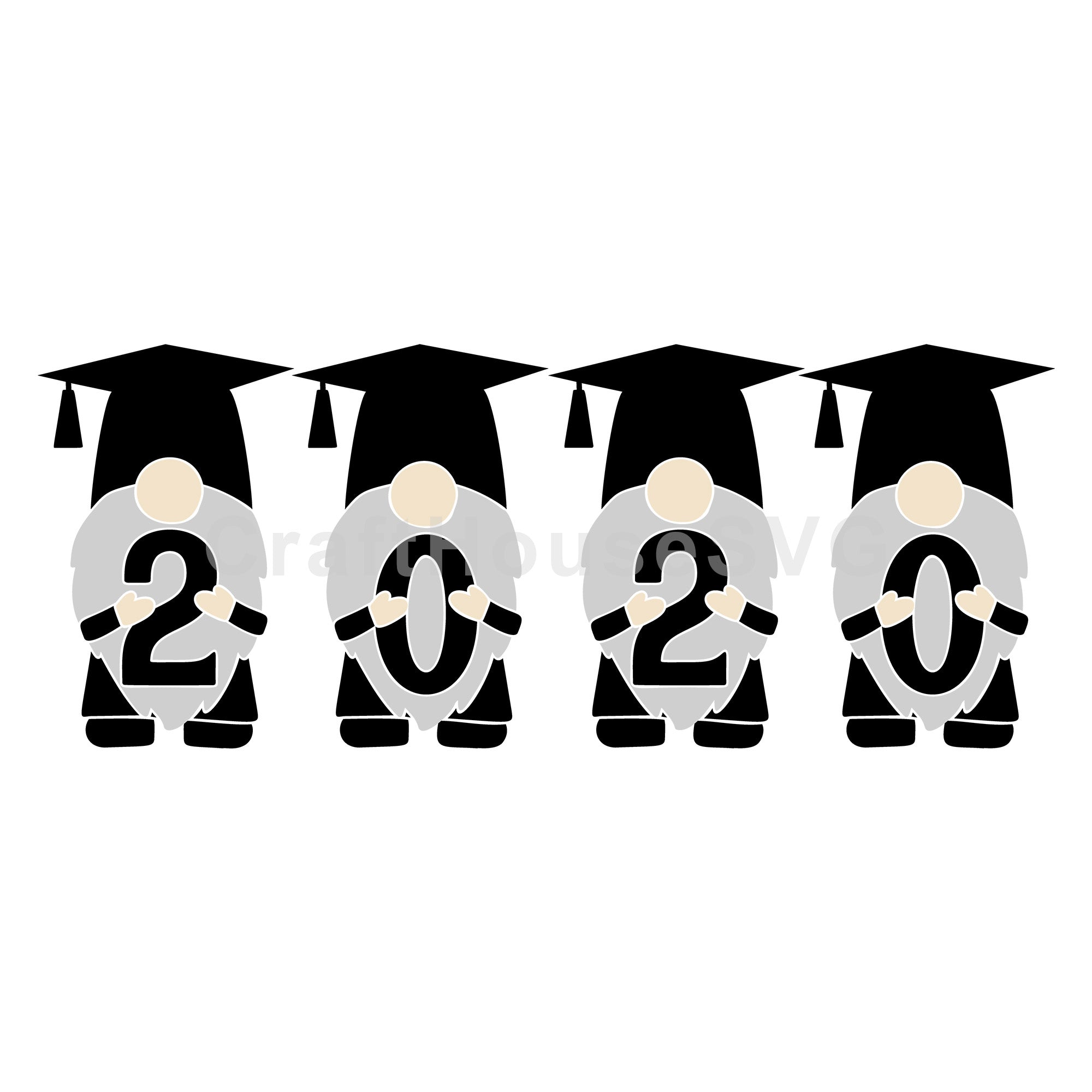 Gnome Graduation 2020 SVG