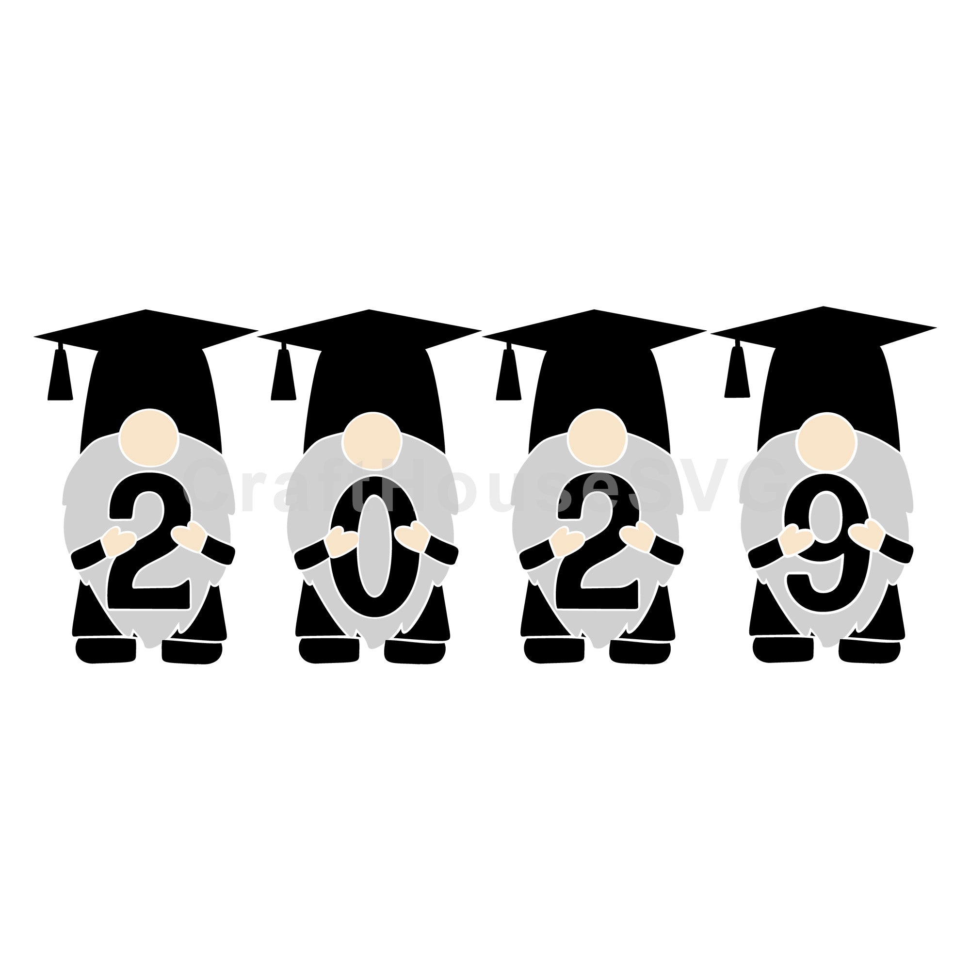 Gnome Graduation 2029 SVG