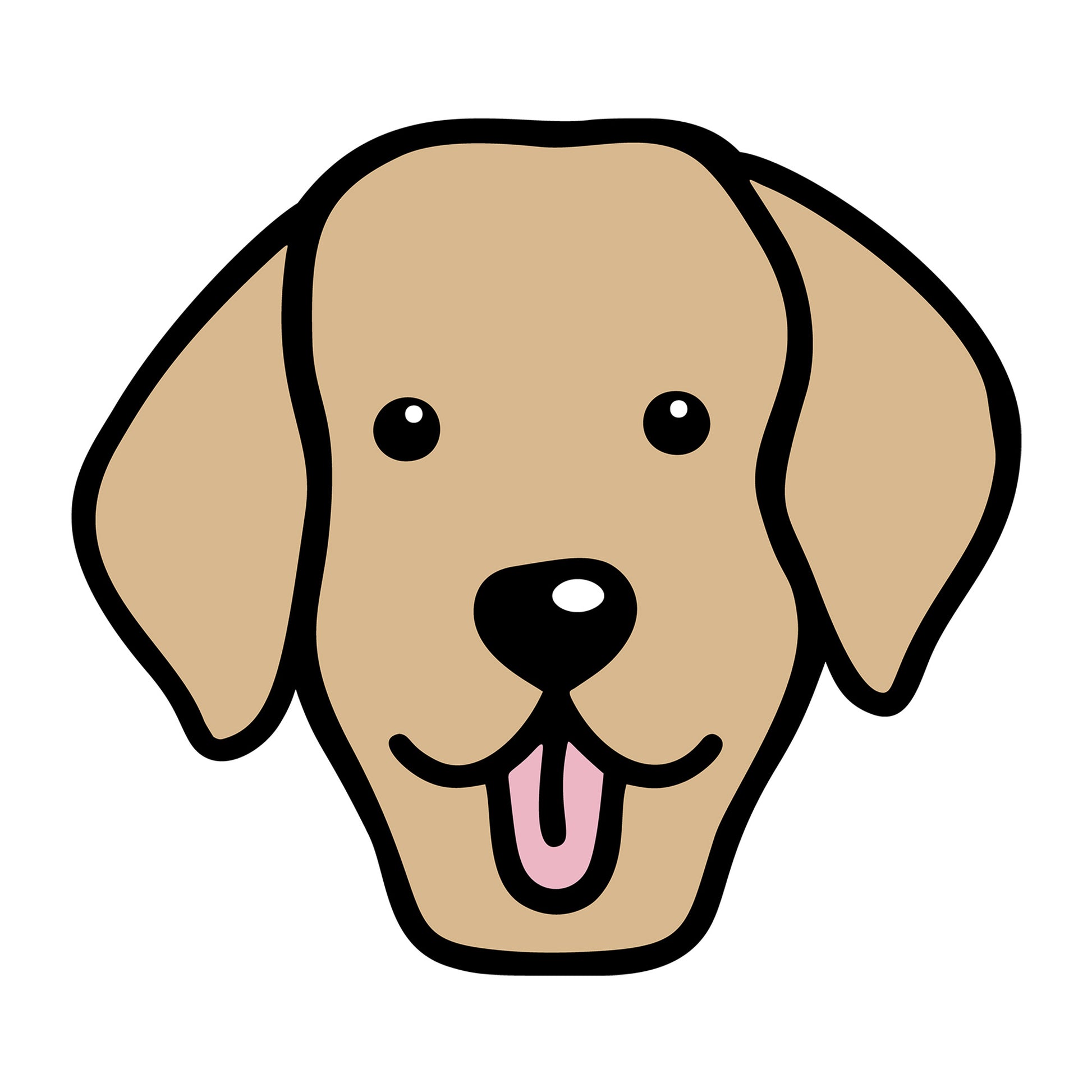 Golden Retriever SVG dog design for Cricut, Silhouette, laser cutting, vinyl, sublimation, and pet craft projects.