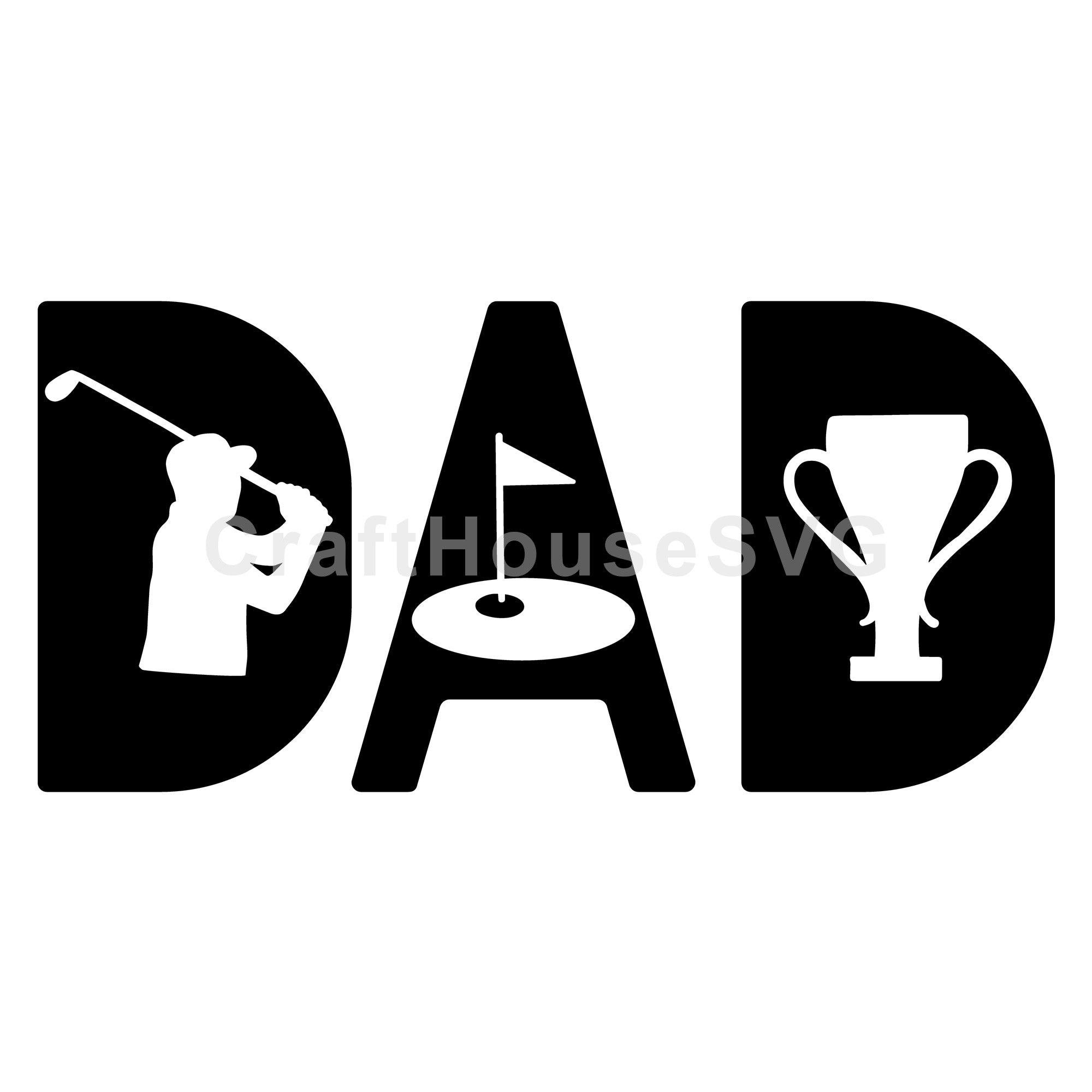 Golf Dad SVG