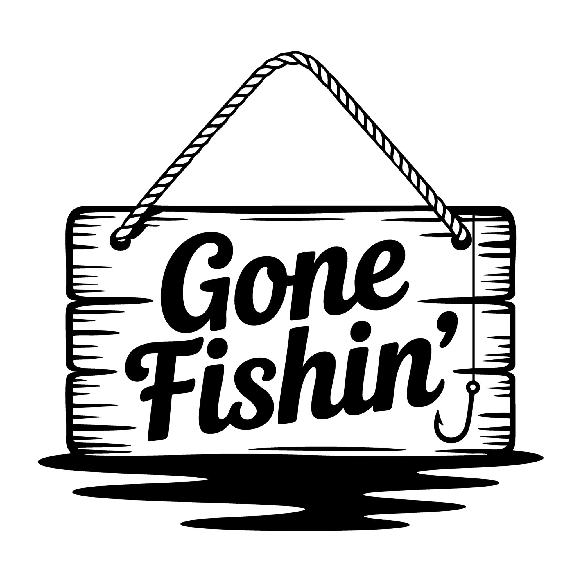 Gone Fishin' SVG
