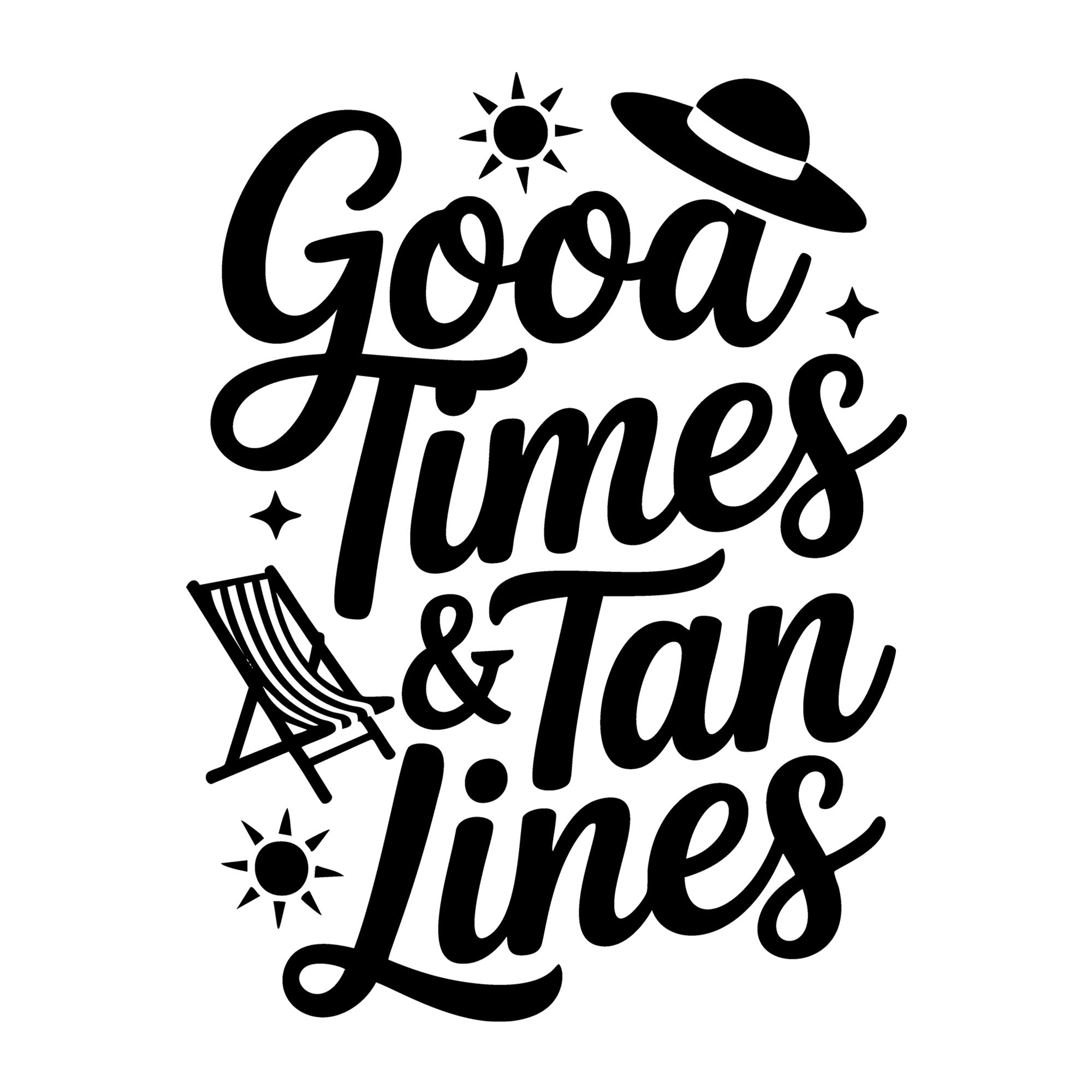 Good Times and Tan Lines SVG