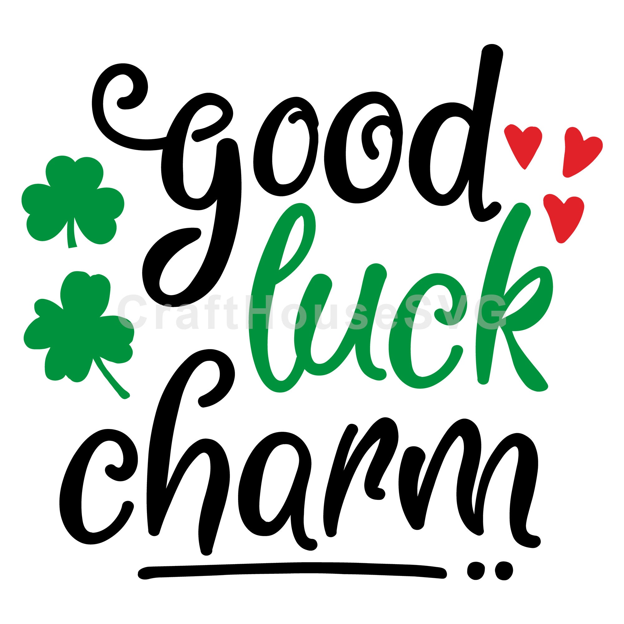 Good luck charm SVG | A St. Patrick's Day SVG cut file M45F