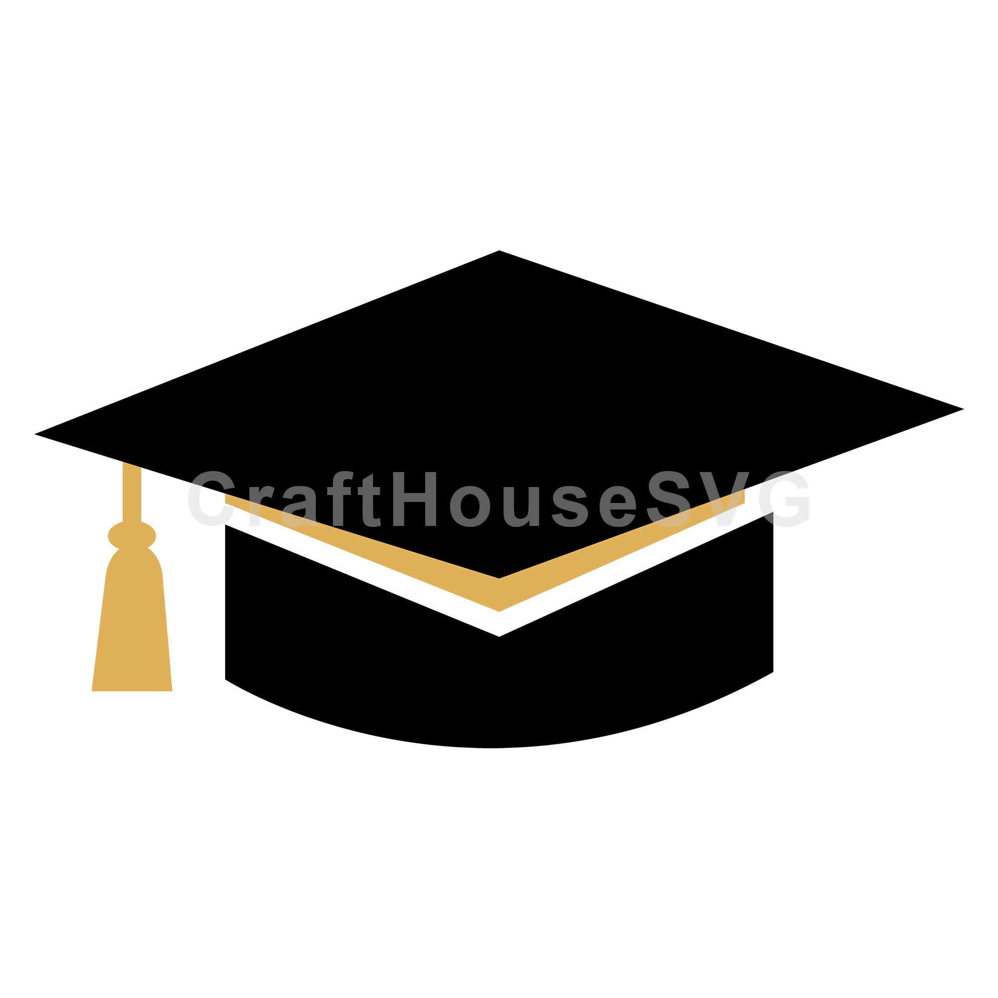 Graduation Cap With Tassel SVG