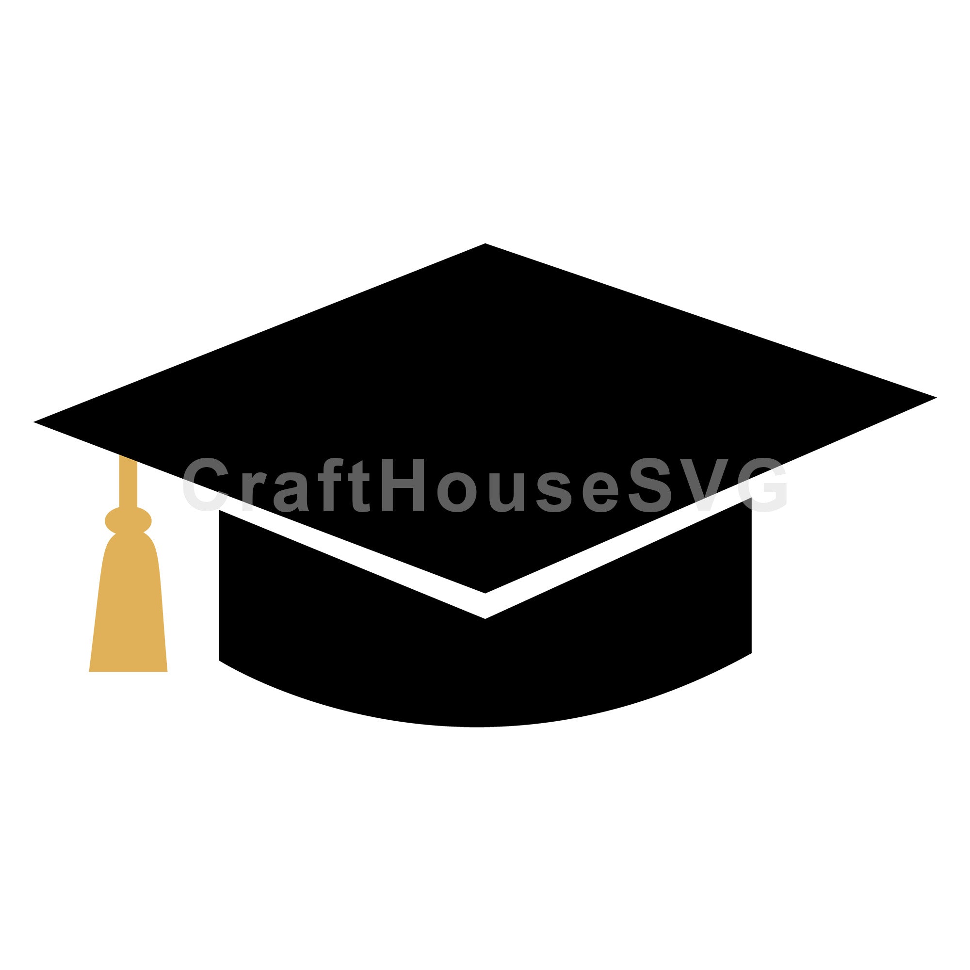 Graduation Cap With Tassel SVG