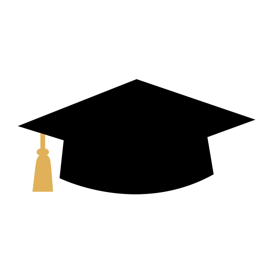 Graduation Cap SVG design for Cricut, Silhouette, laser cutting, vinyl, sublimation, and graduation craft projects.