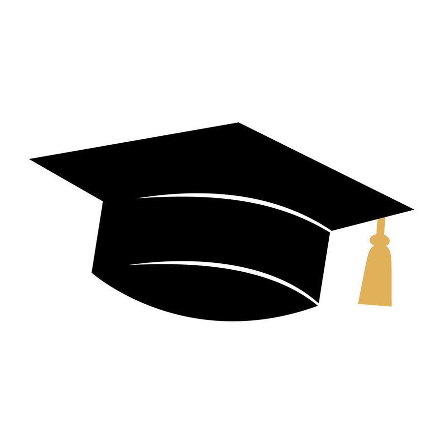 Graduation Cap SVG design for Cricut, Silhouette, laser cutting, vinyl, sublimation, and graduation craft projects.