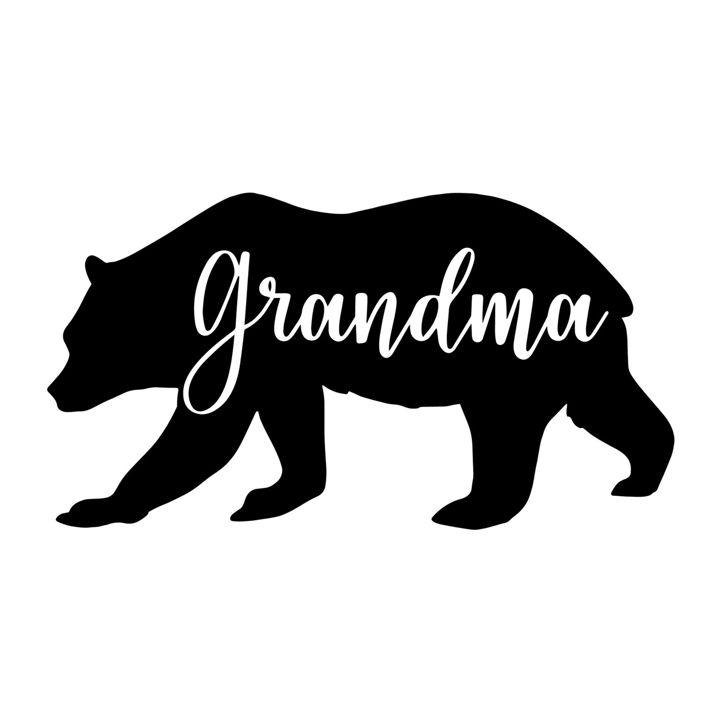 Grandma Bear SVG