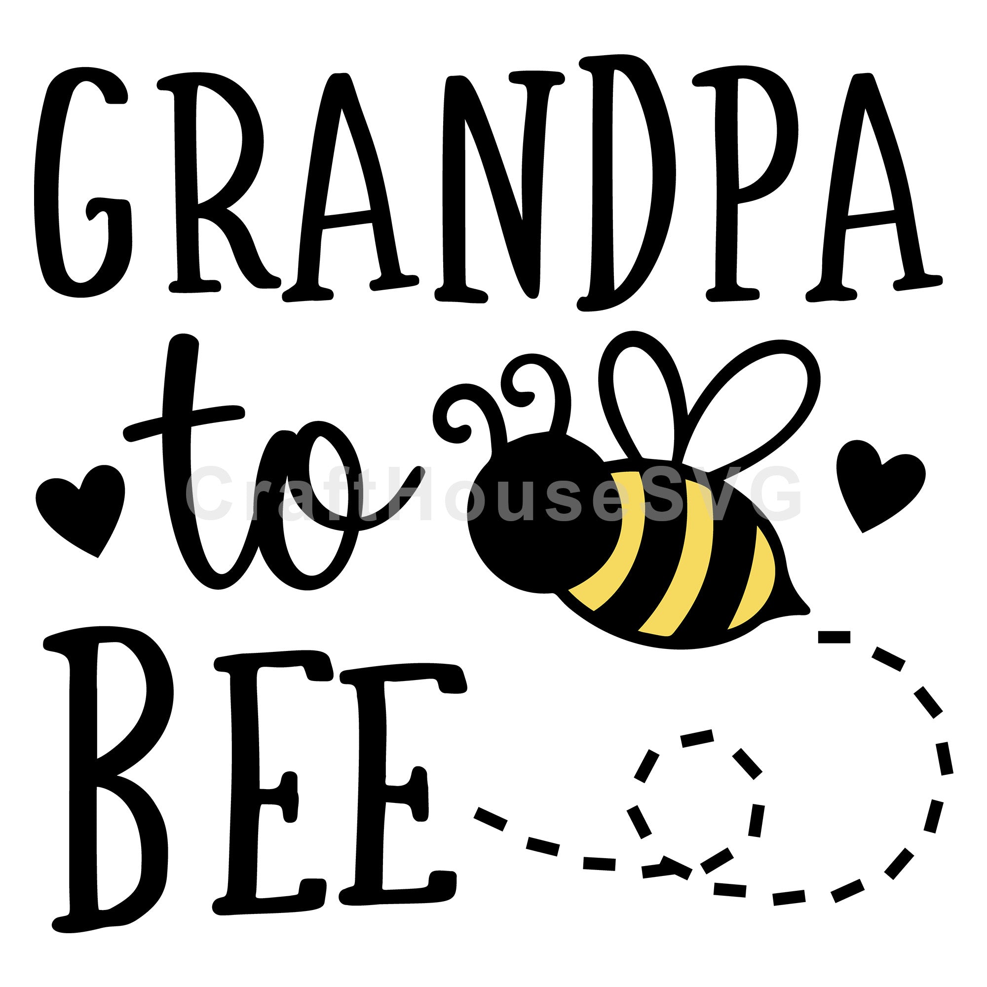 Grandpa To Bee SVG Pregnancy Announcement