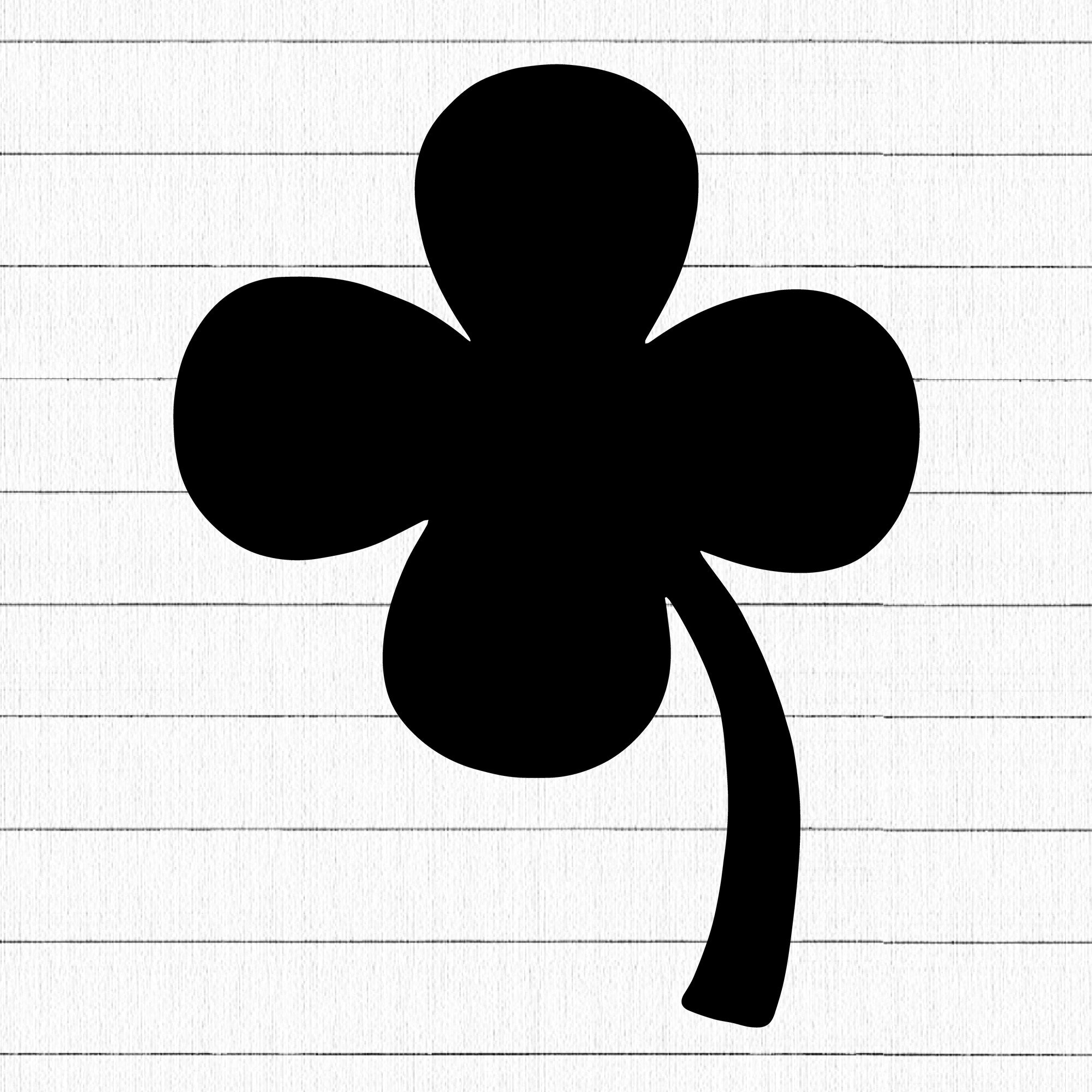 Graphic Clover Leaf SVG | M18F3