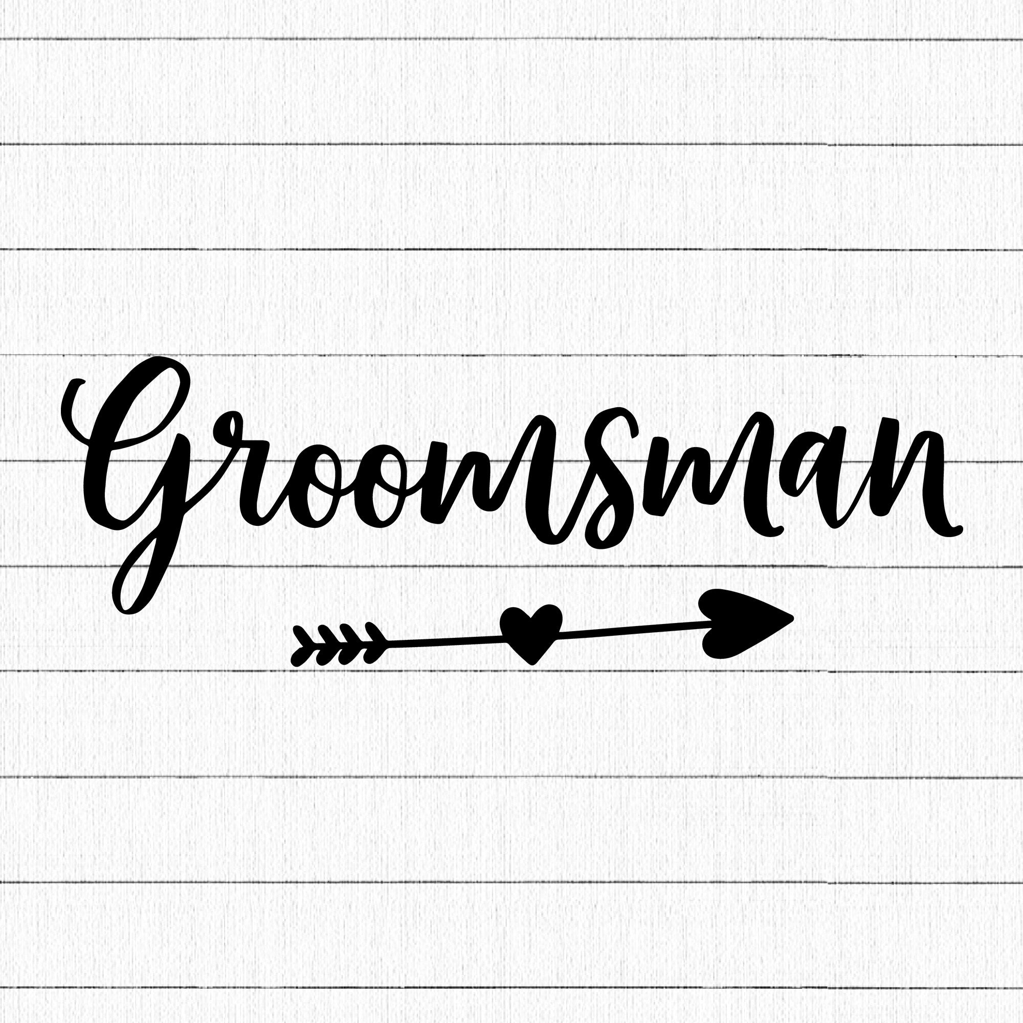 Groomsman SVG | M27F8