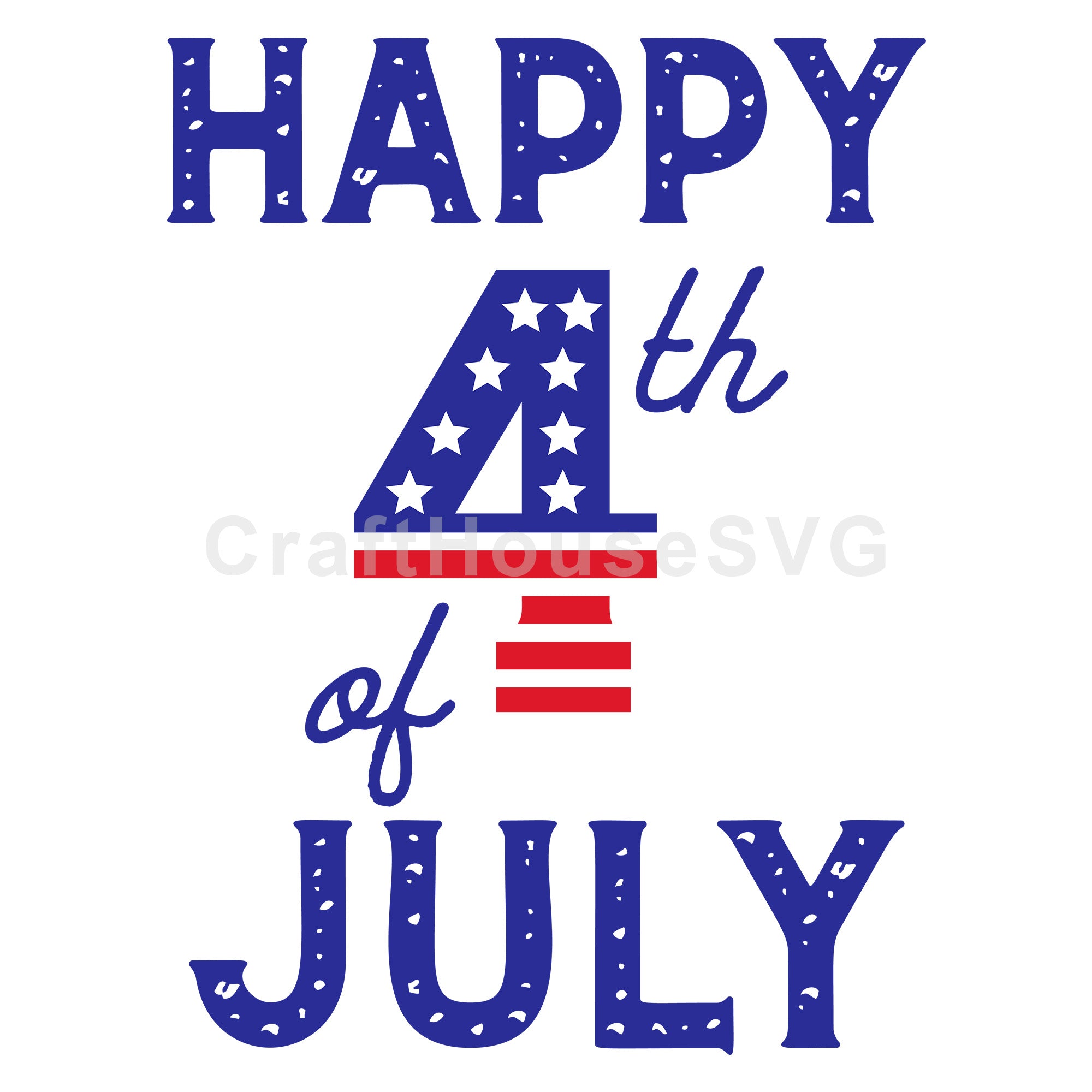 Happy 4th of July SVG