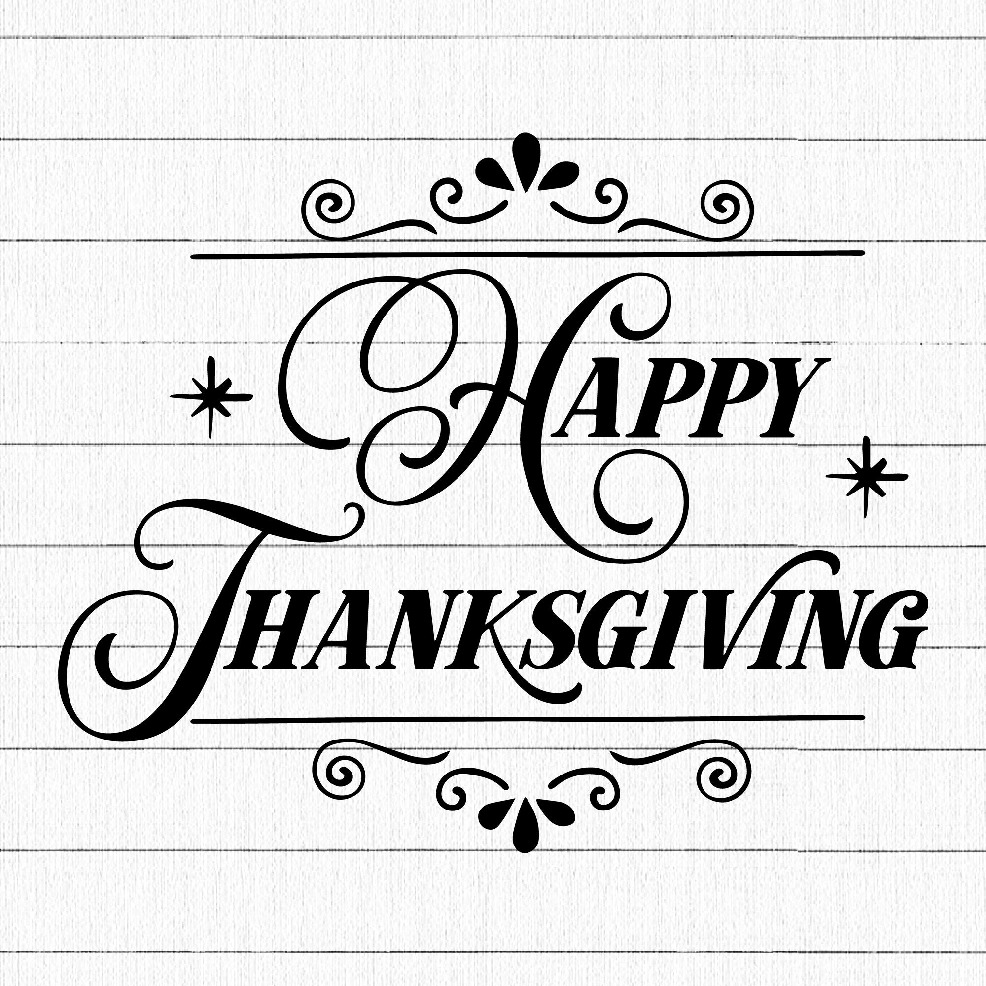 Happy Thanksgiving SVG | M39F9