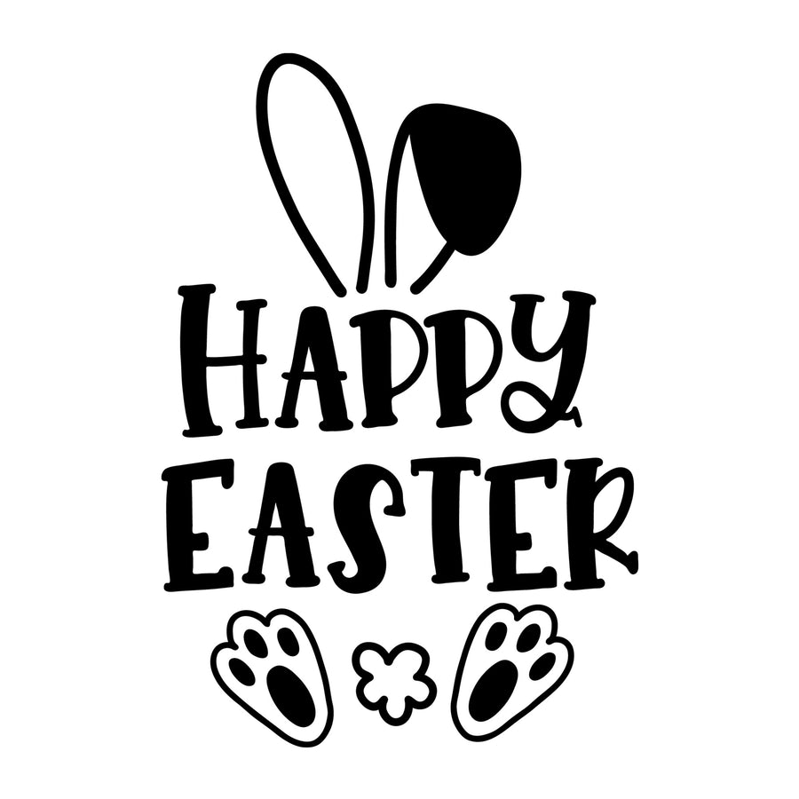 Happy Easter SVG design for Cricut, Silhouette, laser cutting, vinyl, sublimation, Easter shirts, signs, decals, mugs, and DIY craft projects.