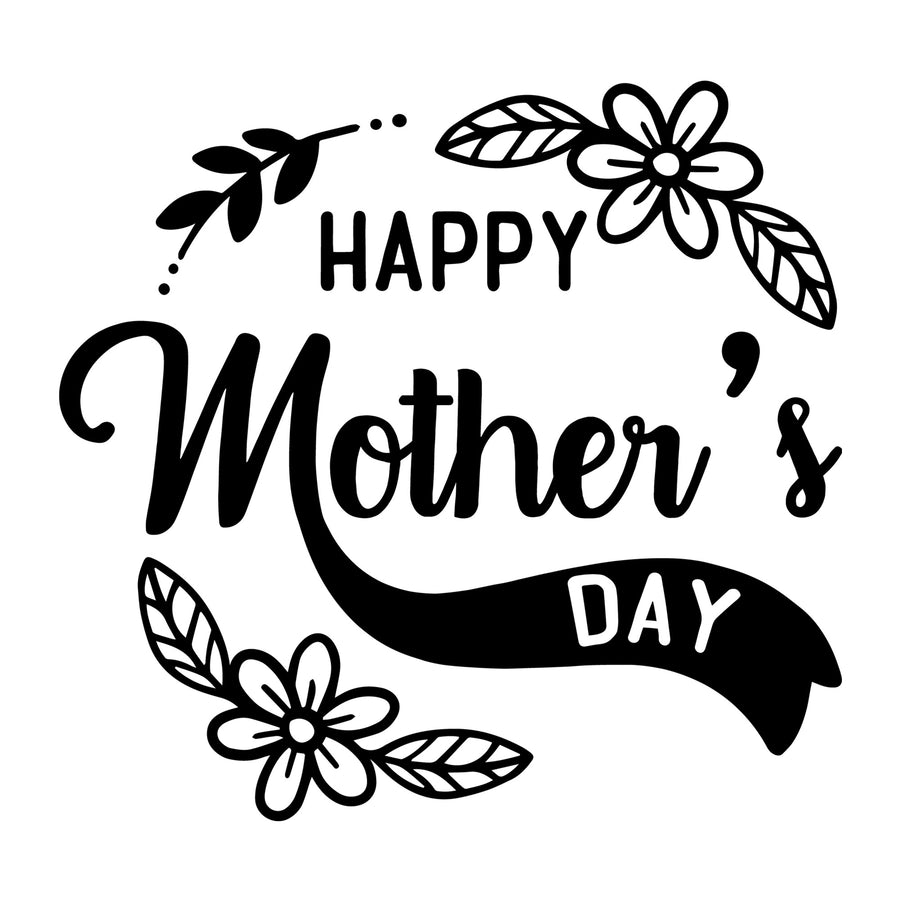 Happy Mother's Day SVG for Cricut, Silhouette, laser cutting, vinyl, sublimation, Mother's Day shirts, mom gifts, decals, mugs, and DIY craft projects.