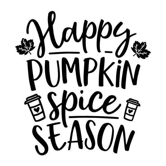 Happy pumpkin spice season SVG
