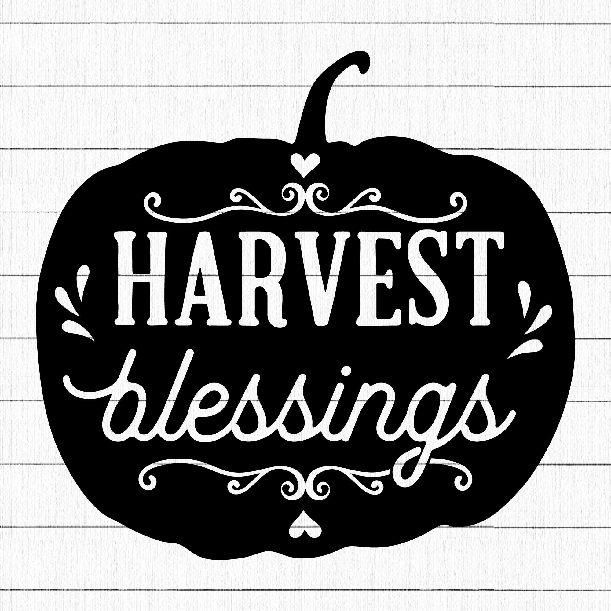 Harvest blessings SVG | M39F11