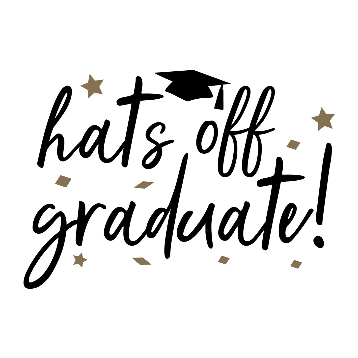 Hats Off Graduate SVG