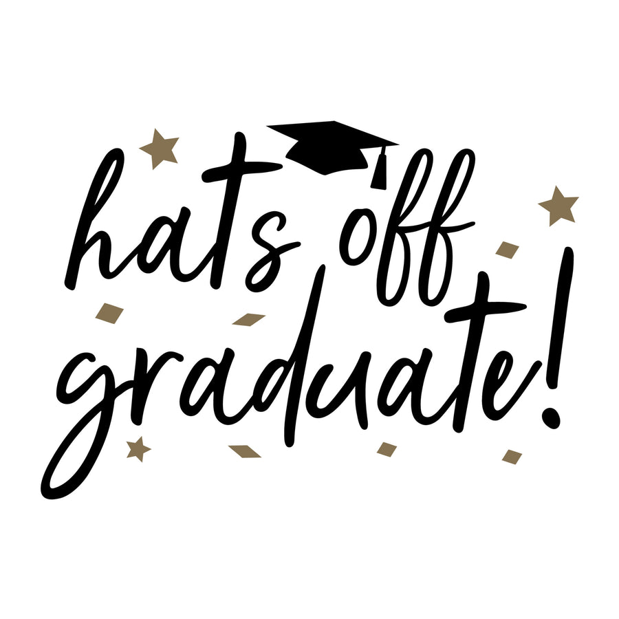 Hats Off Graduate SVG
