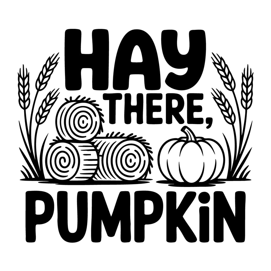 Hay There Pumpkin SVG