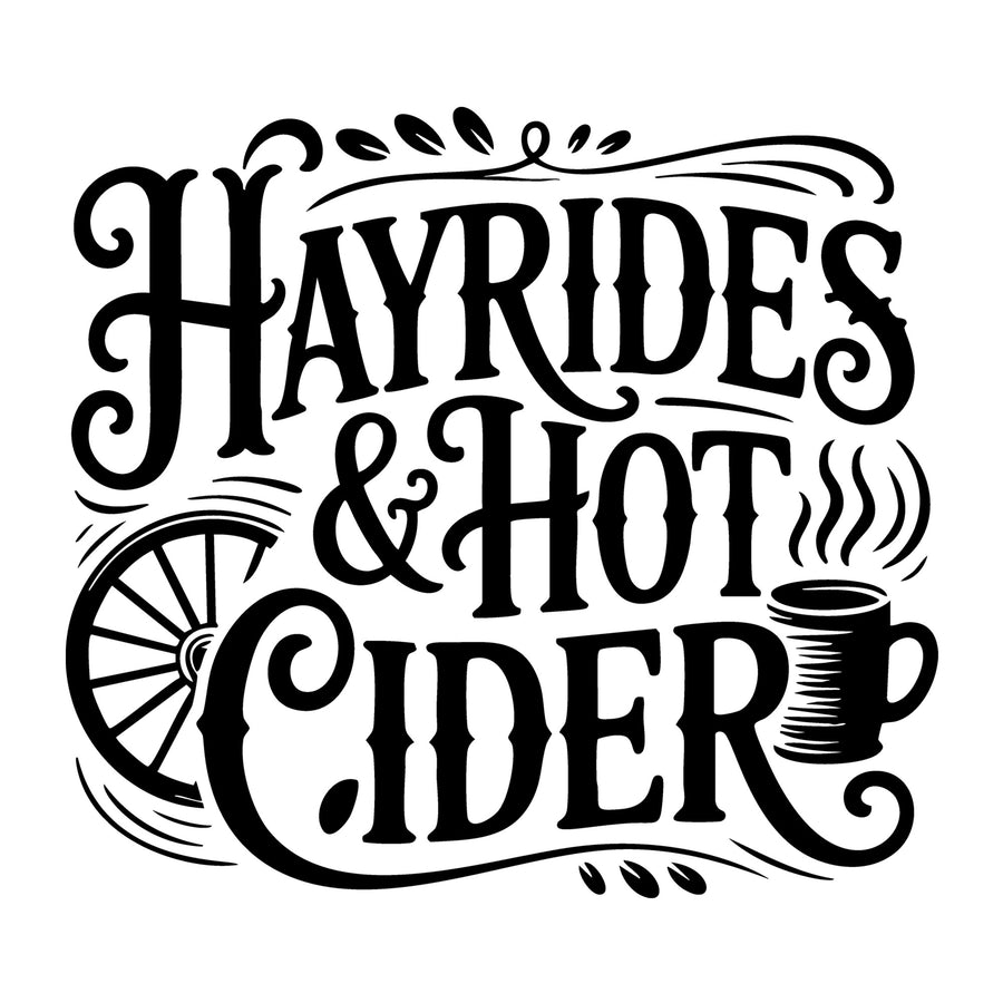 Hayrides and Hot Cider SVG