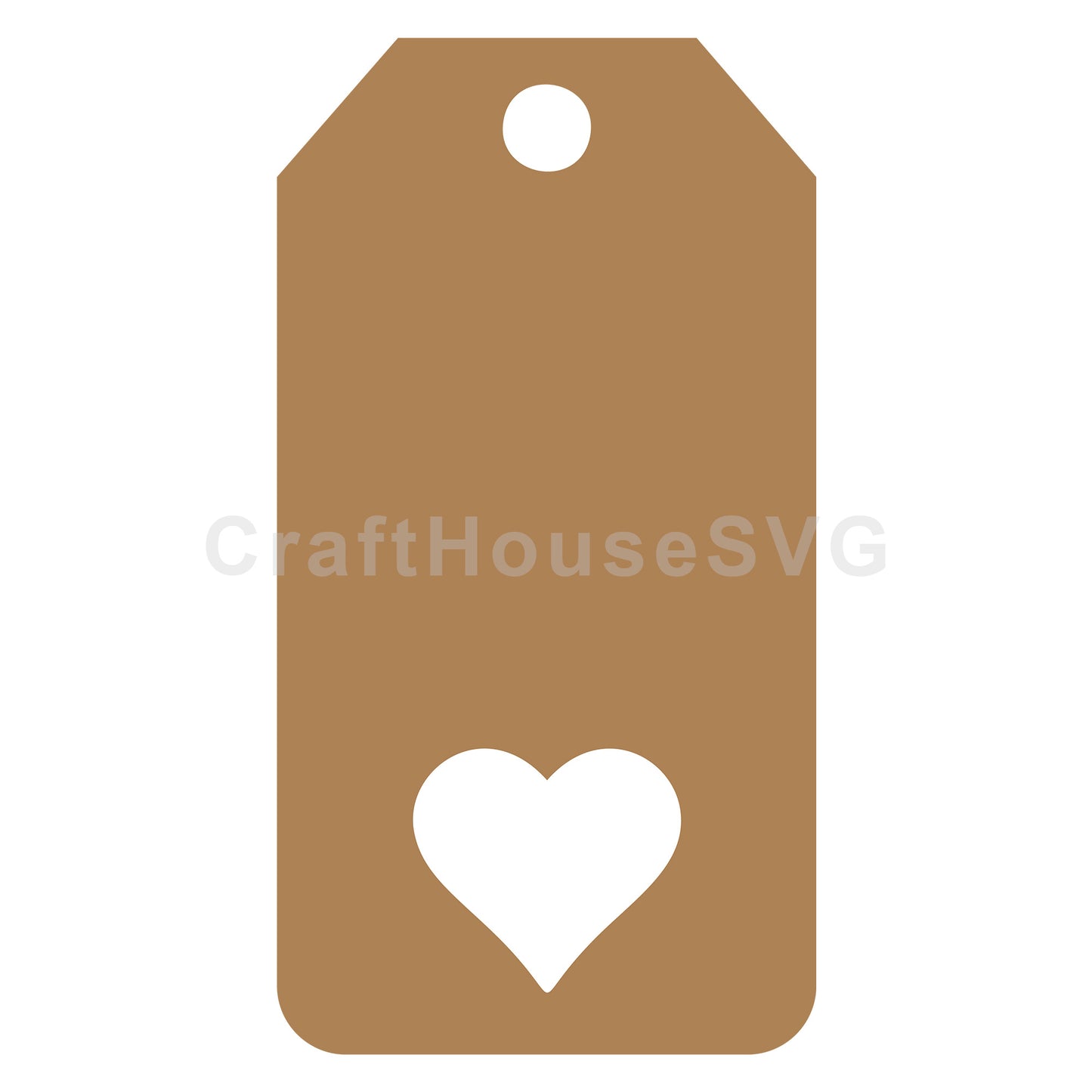 Heart Gift Tag SVG
