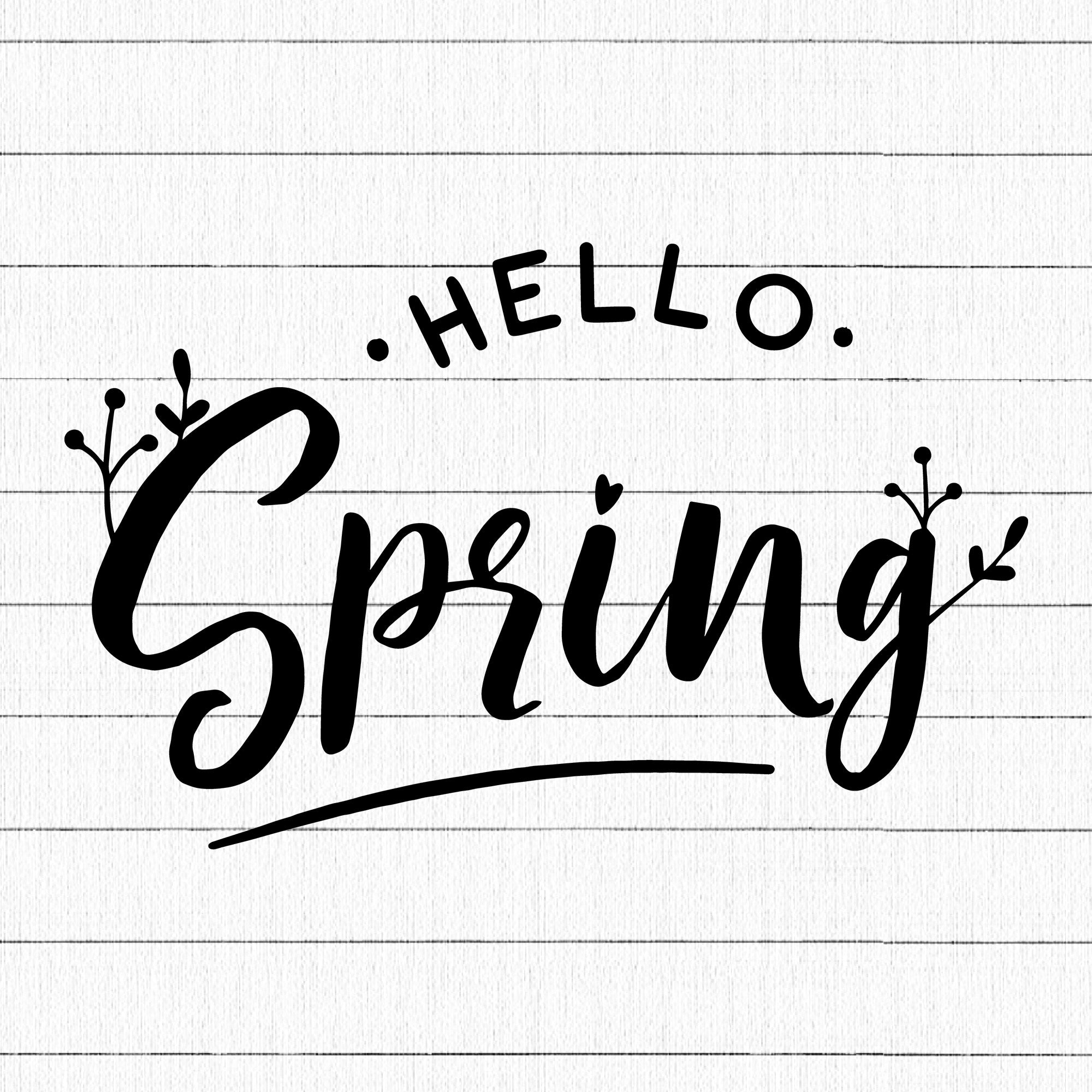 Hello Spring 2 SVG | M26F8