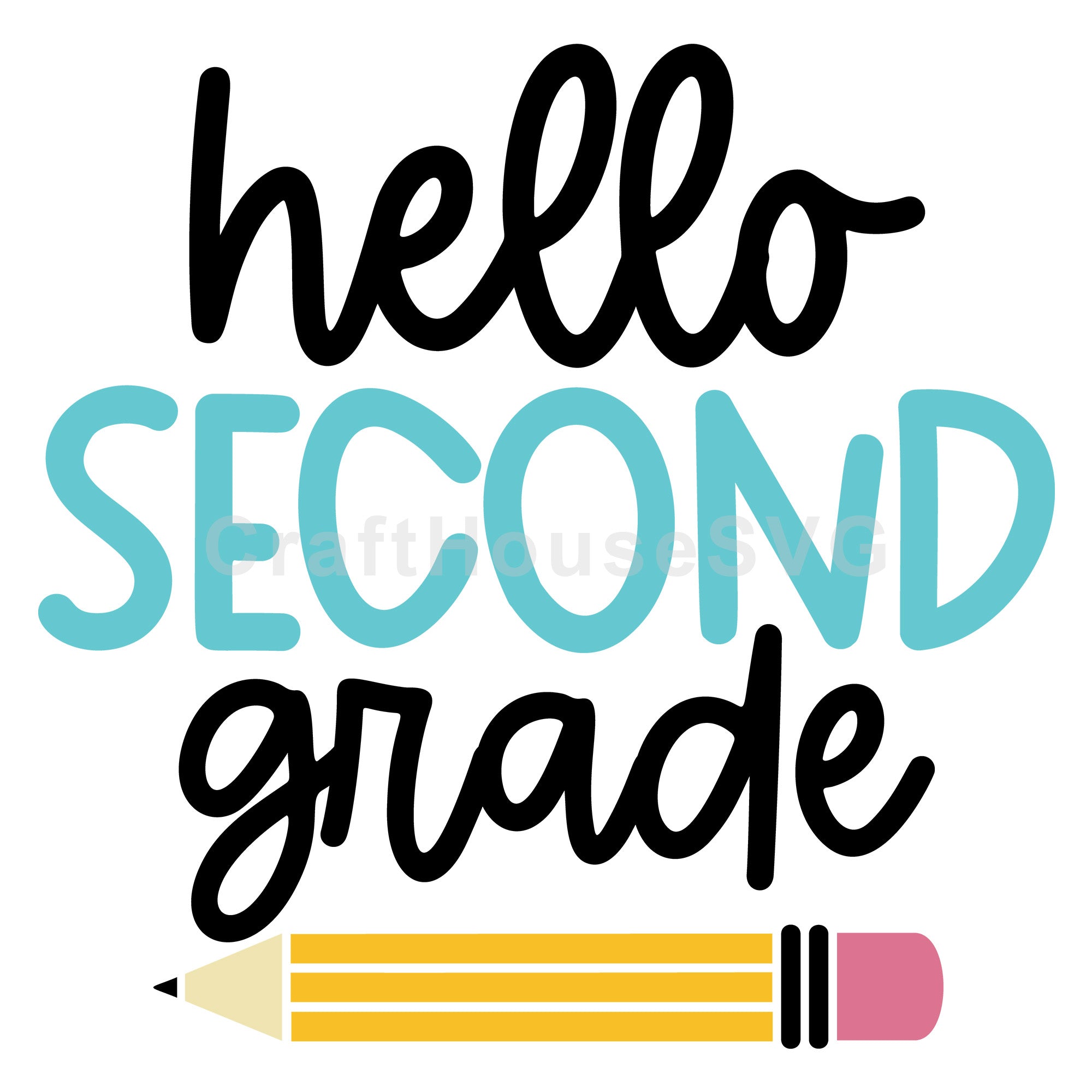 Hello second grade SVG