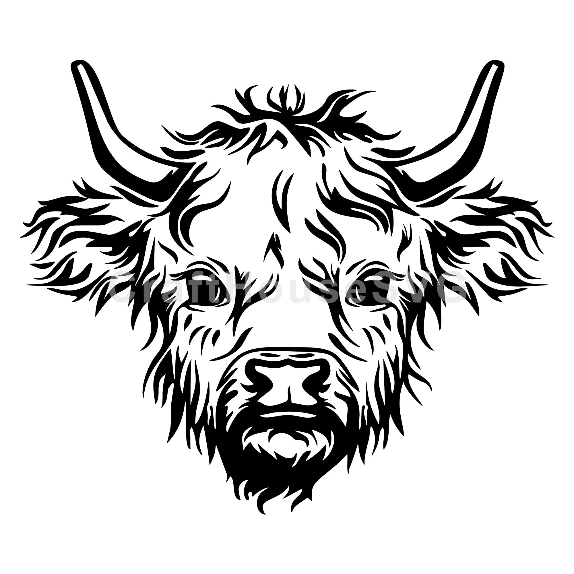 Highland Cow SVG