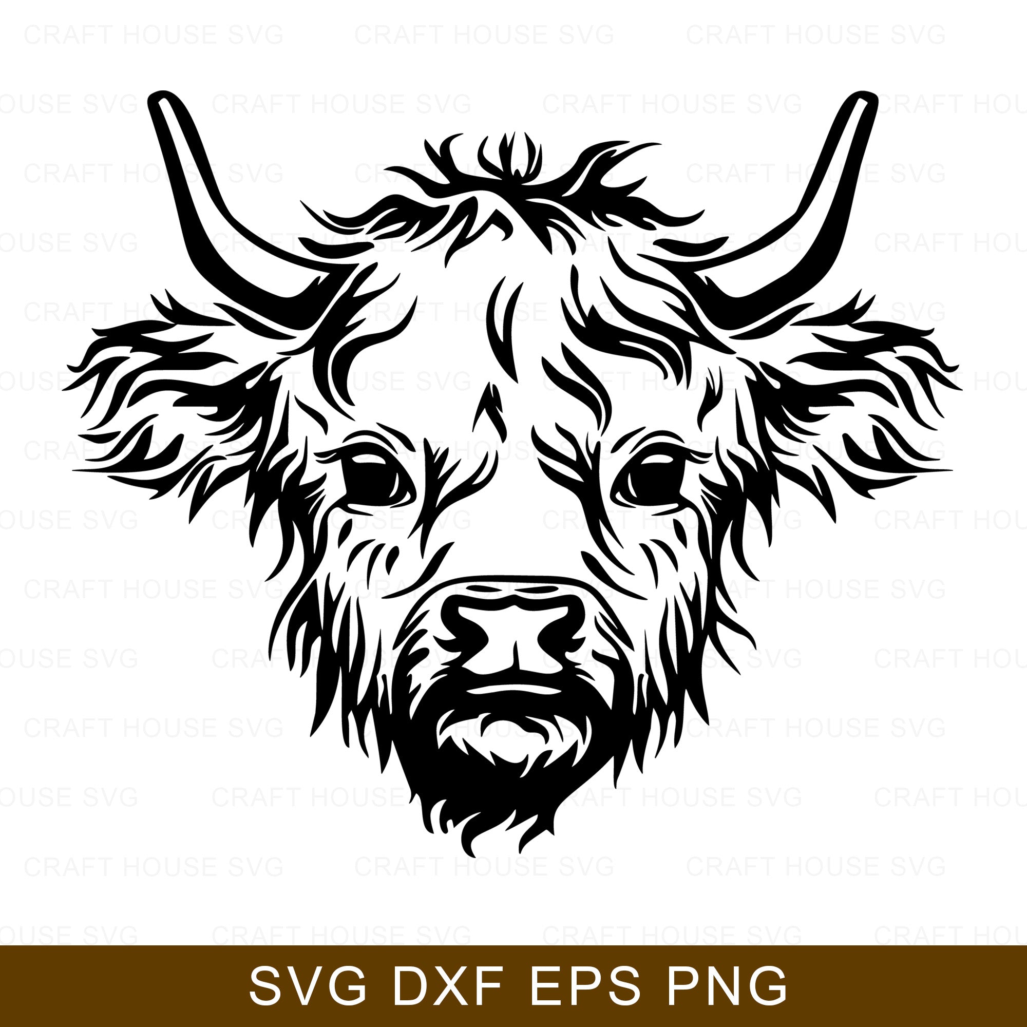 Highland Cow SVG