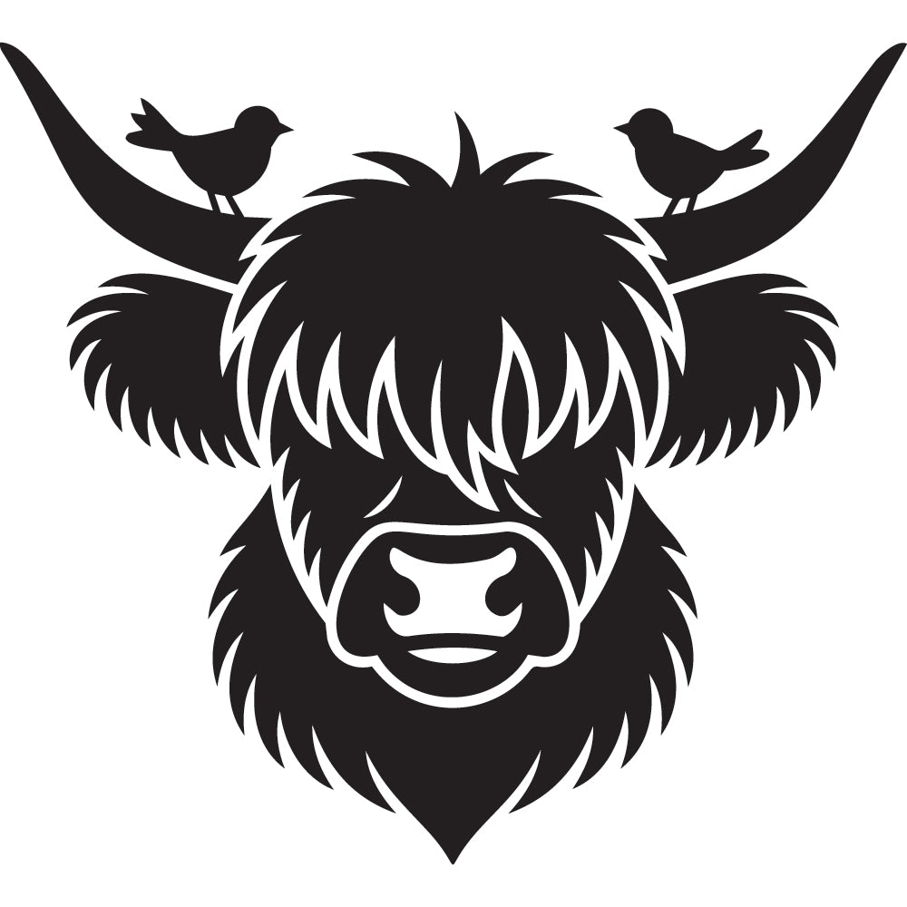 Highland Cow SVG File SVG DXF EPS PNG - Craft House SVG