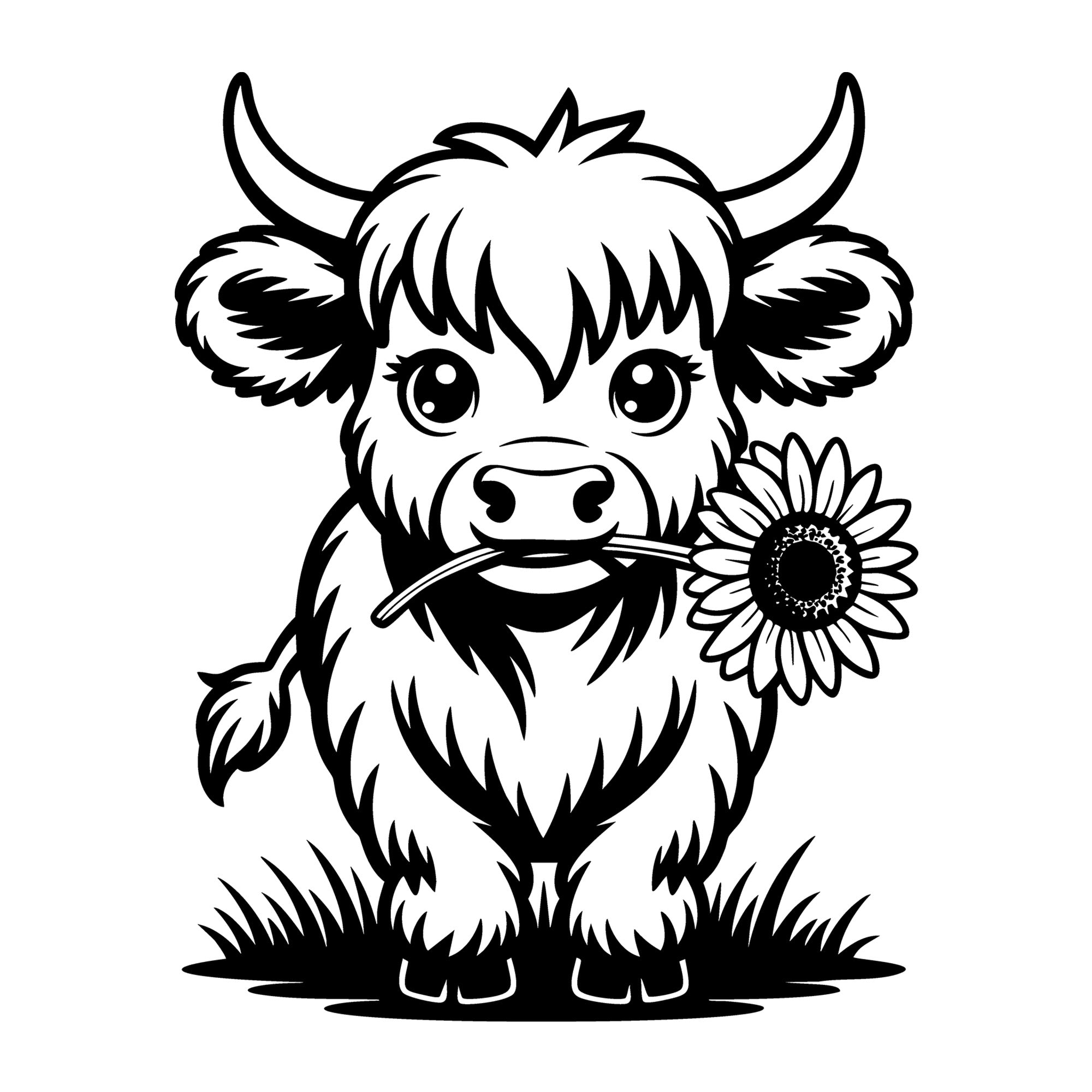 Highland Cow SVG