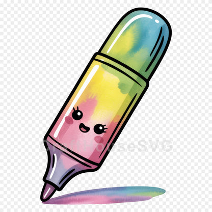 Kawaii Back to School Clipart Bundle