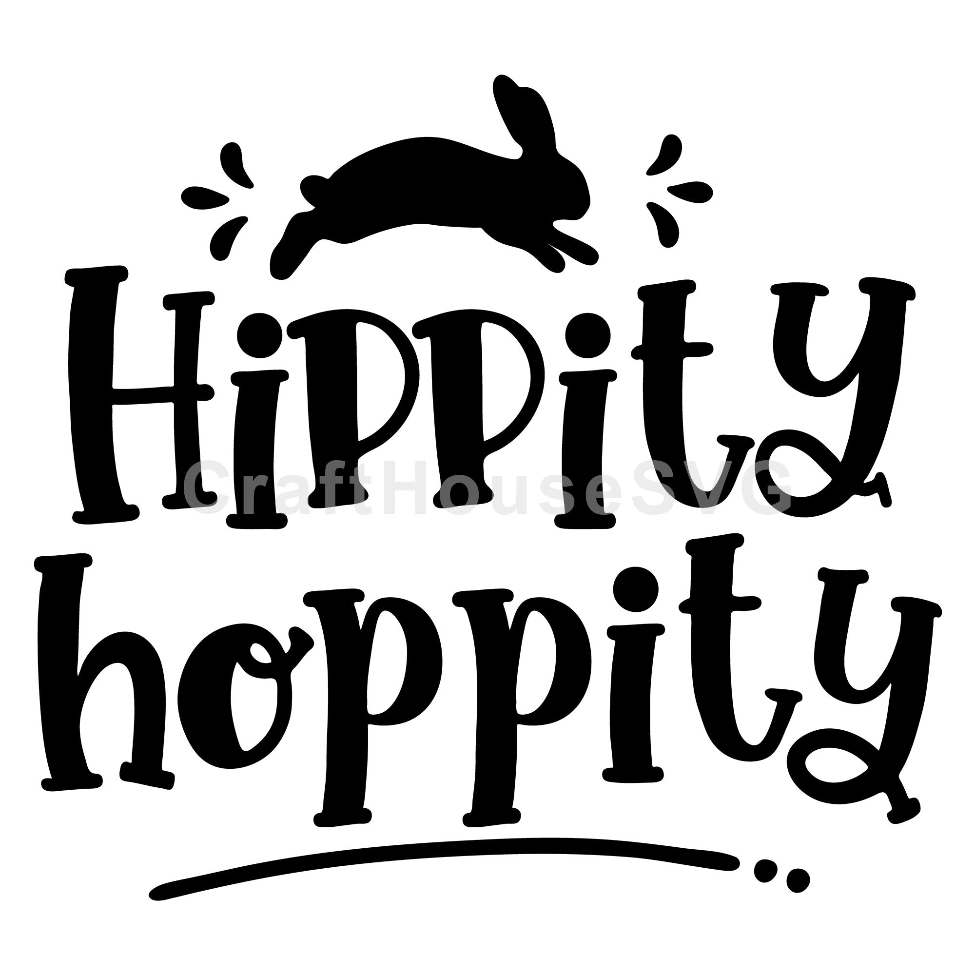 Hippity Hoppity SVG