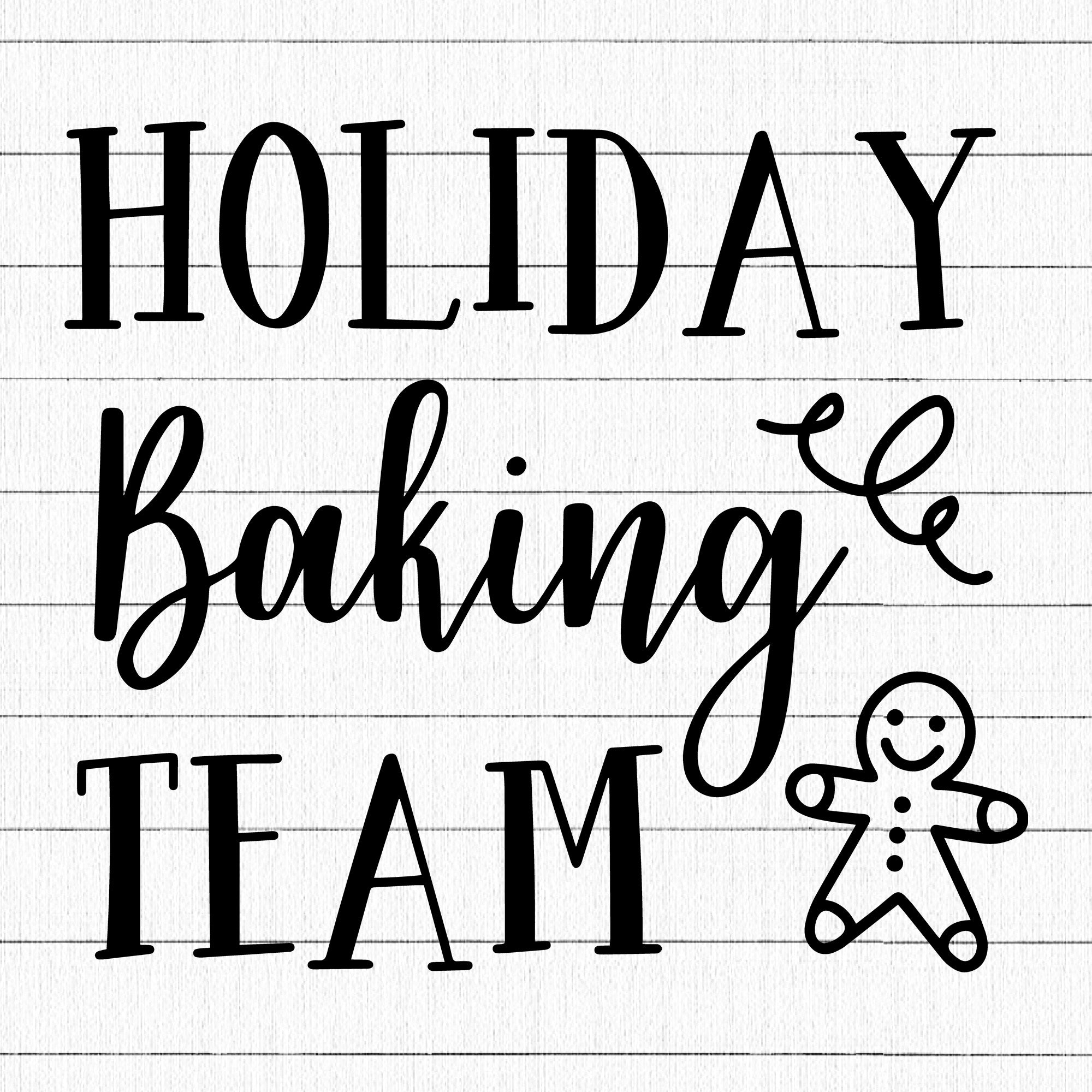 Holidays Baking Team SVG | M21F25