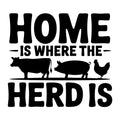 Home Is Where the Herd Is SVG
