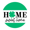 Home Sweet Home St Patricks Day SVG design for Cricut, Silhouette, laser cutting, vinyl, sublimation, and St Patricks Day craft projects.